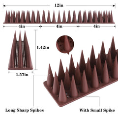 BORHOOD close-up of plastic spike prongs highlighting durable deterrent