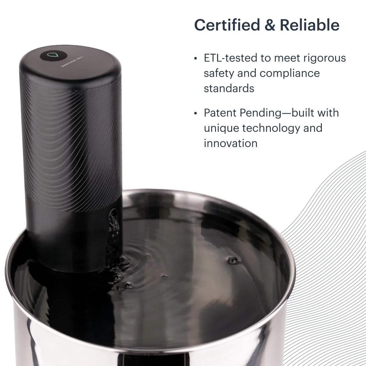 BOROUX pump box with USB-A to USB-C cable showing ready-to-use package
