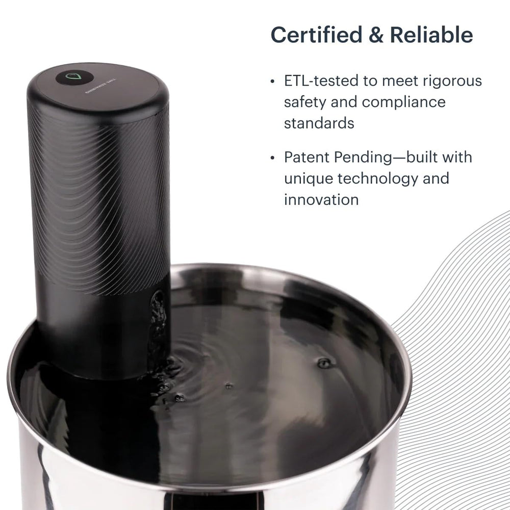 BOROUX pump box with USB-A to USB-C cable showing ready-to-use package