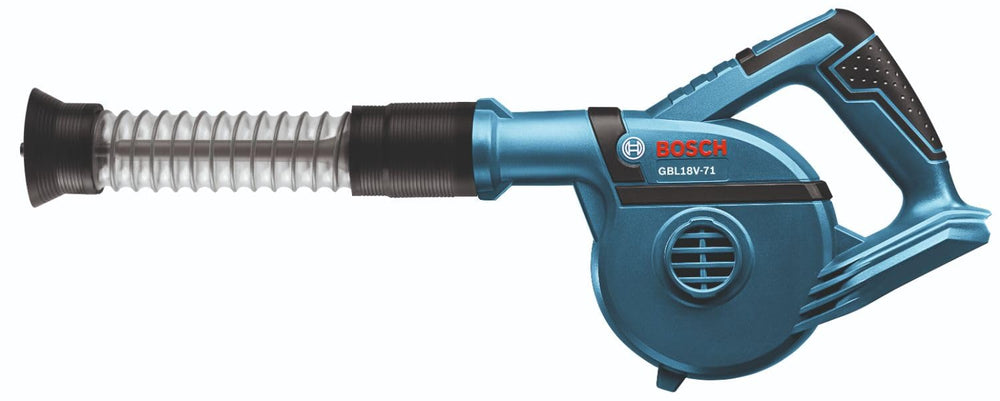 Bosch GBL18V-71N with extension tube attached for extended reach