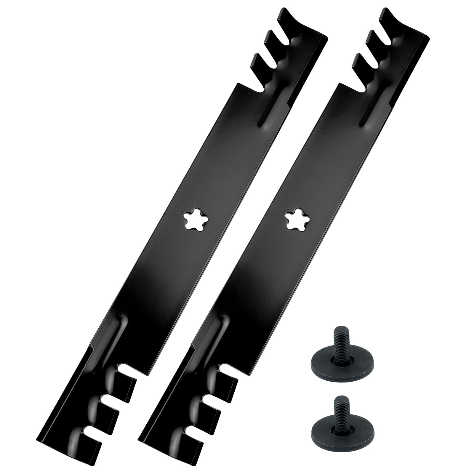 BOSFLAG front view of blades and bolts showing complete replacement kit benefit