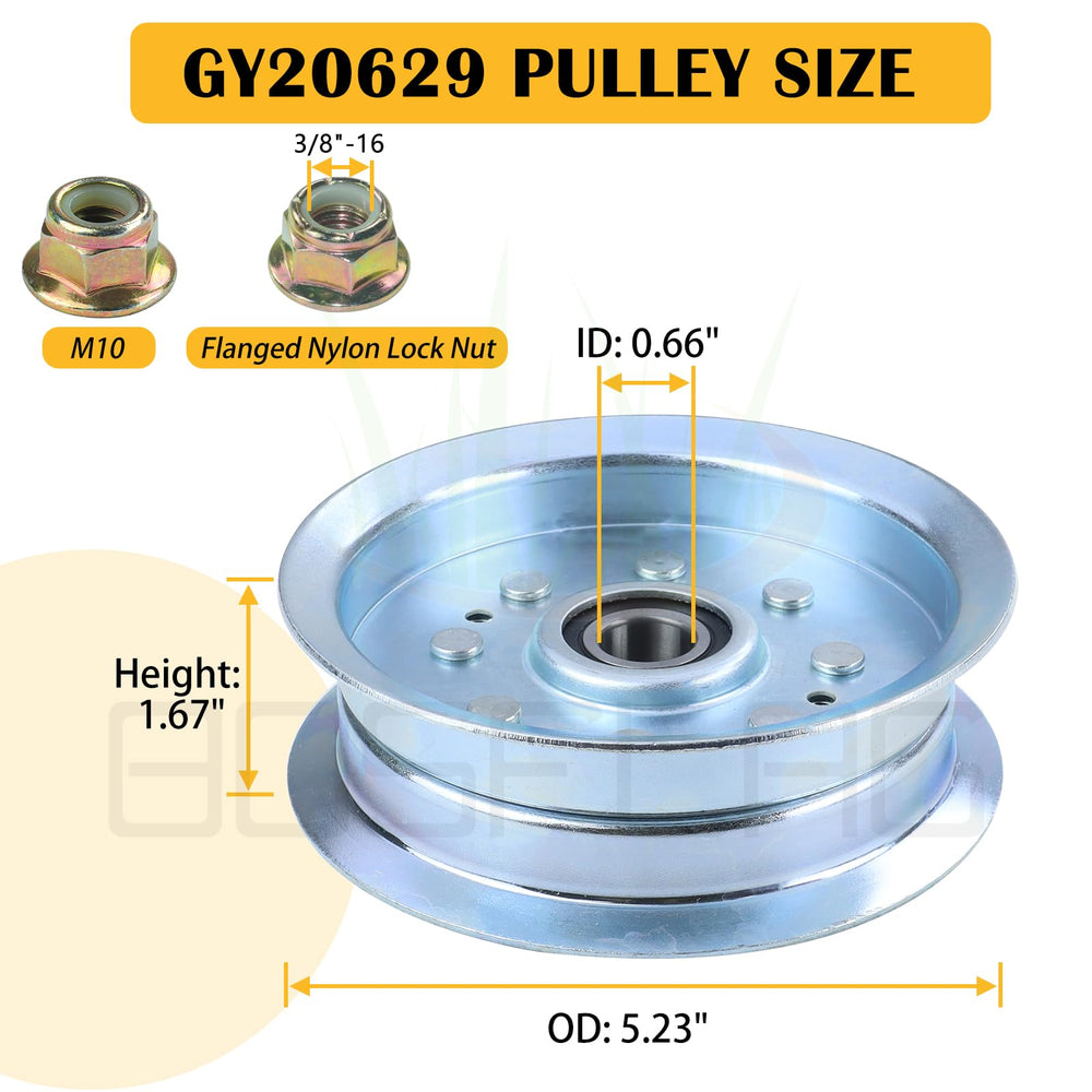 BOSFLAG edge profile of GY20629 illustrating balanced wheel for less vibration