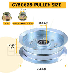 BOSFLAG edge profile of GY20629 illustrating balanced wheel for less vibration
