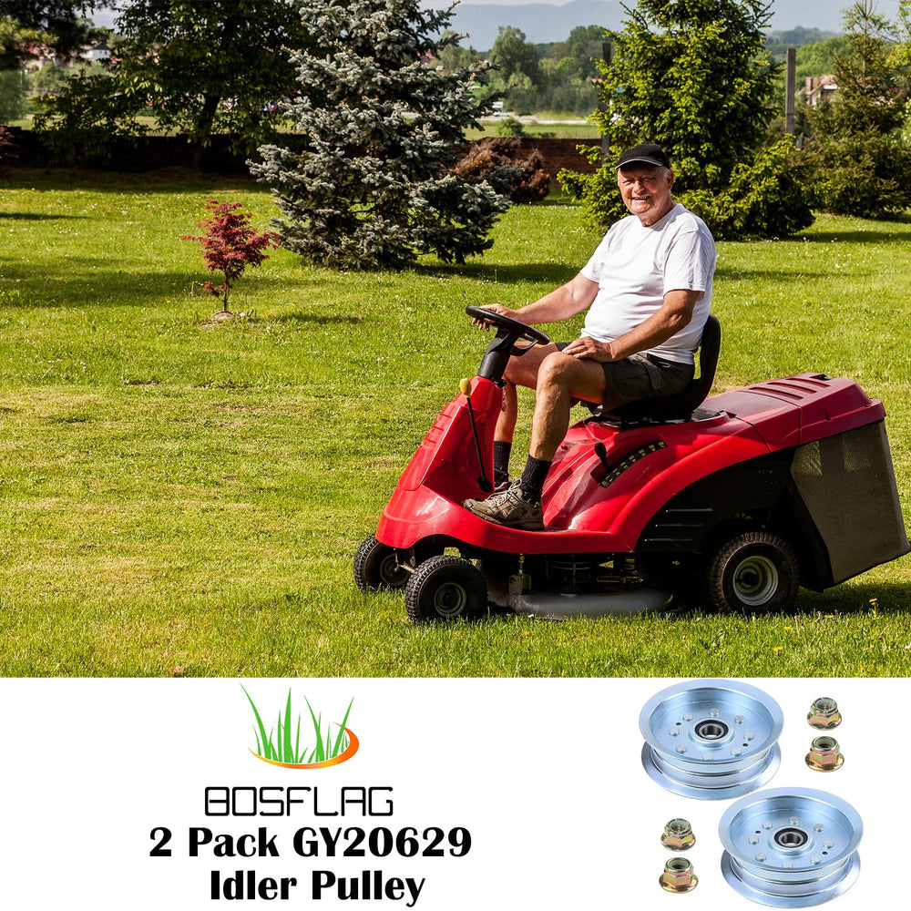 BOSFLAG GY20629 during mower maintenance showing quick homeowner replacement