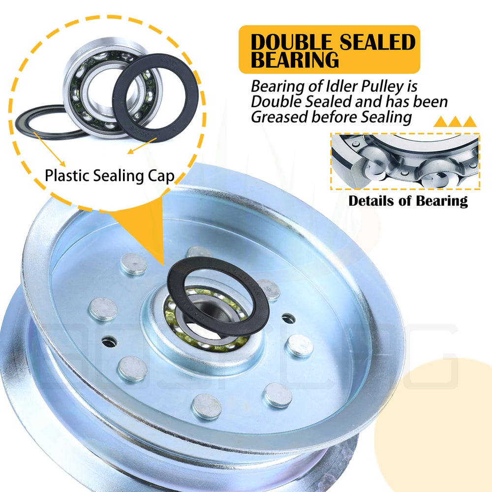 BOSFLAG GY20629 beside included 3/8 and M10 flanged lock nuts for flexible fit