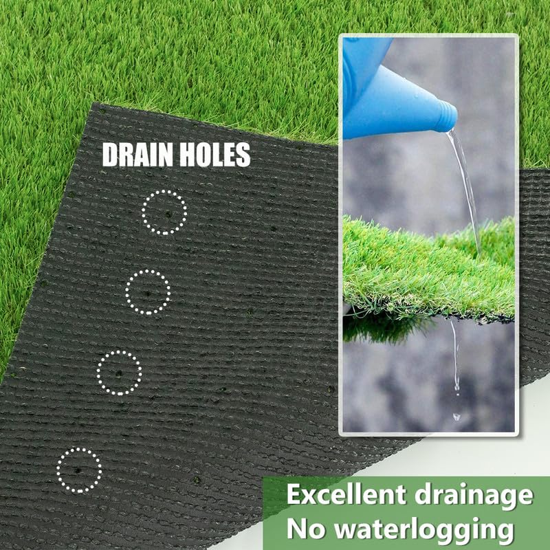 Boshuele turf installed on patio demonstrating low-maintenance outdoor green surface