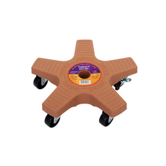 Bosmere plant caddie front view showing stable platform and wheels, for easy repositioning
