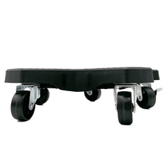Bosmere locked caster detail demonstrating secure positioning benefit