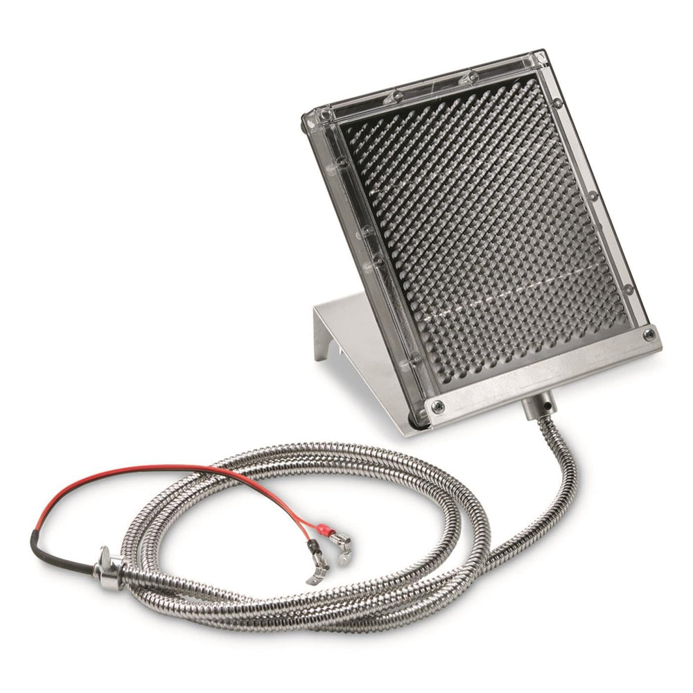 Boss Buck front view on drum showing panel and bracket benefits lasting charge