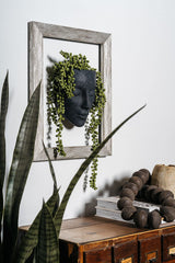 Bossa Linda side profile highlighting planter depth and compact wall footprint