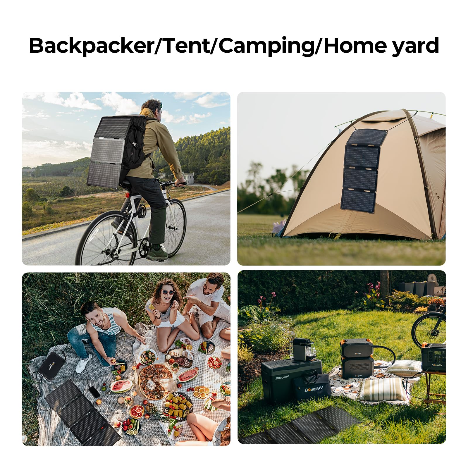 BougeRV included cables and carabiners showing ready-to-use outdoor setup benefit