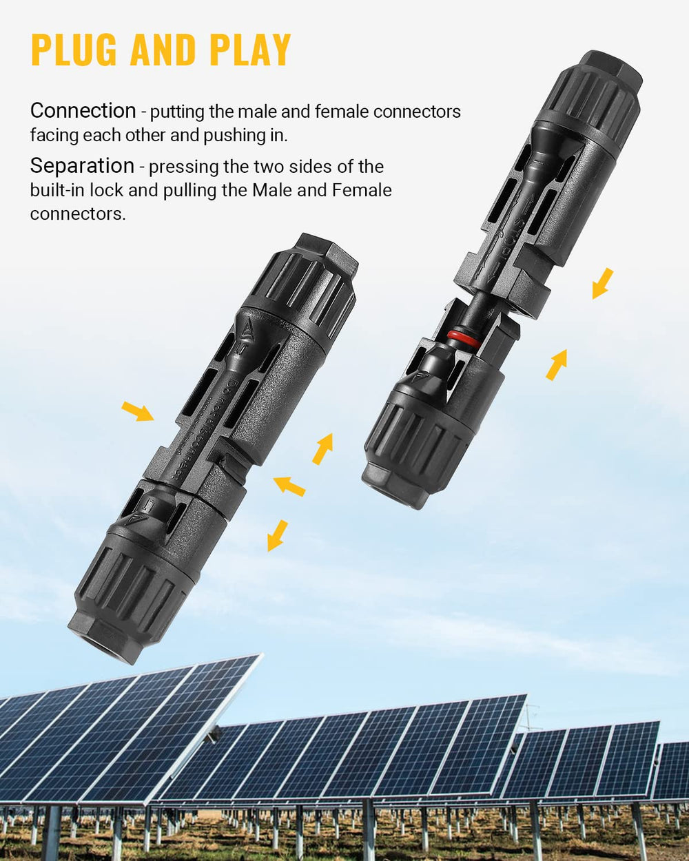 BougeRV assembled male and female pair showing secure threaded connection