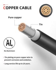 BougeRV close-up of male and female connectors demonstrating secure locking benefit