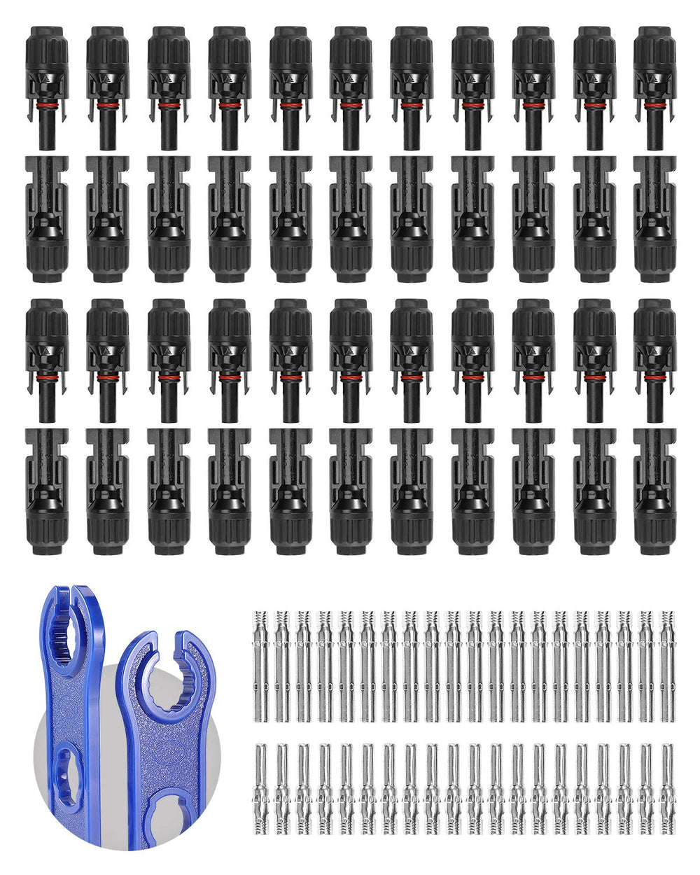 BougeRV front packaging showing 44PCS kit and included spanners for easy setup