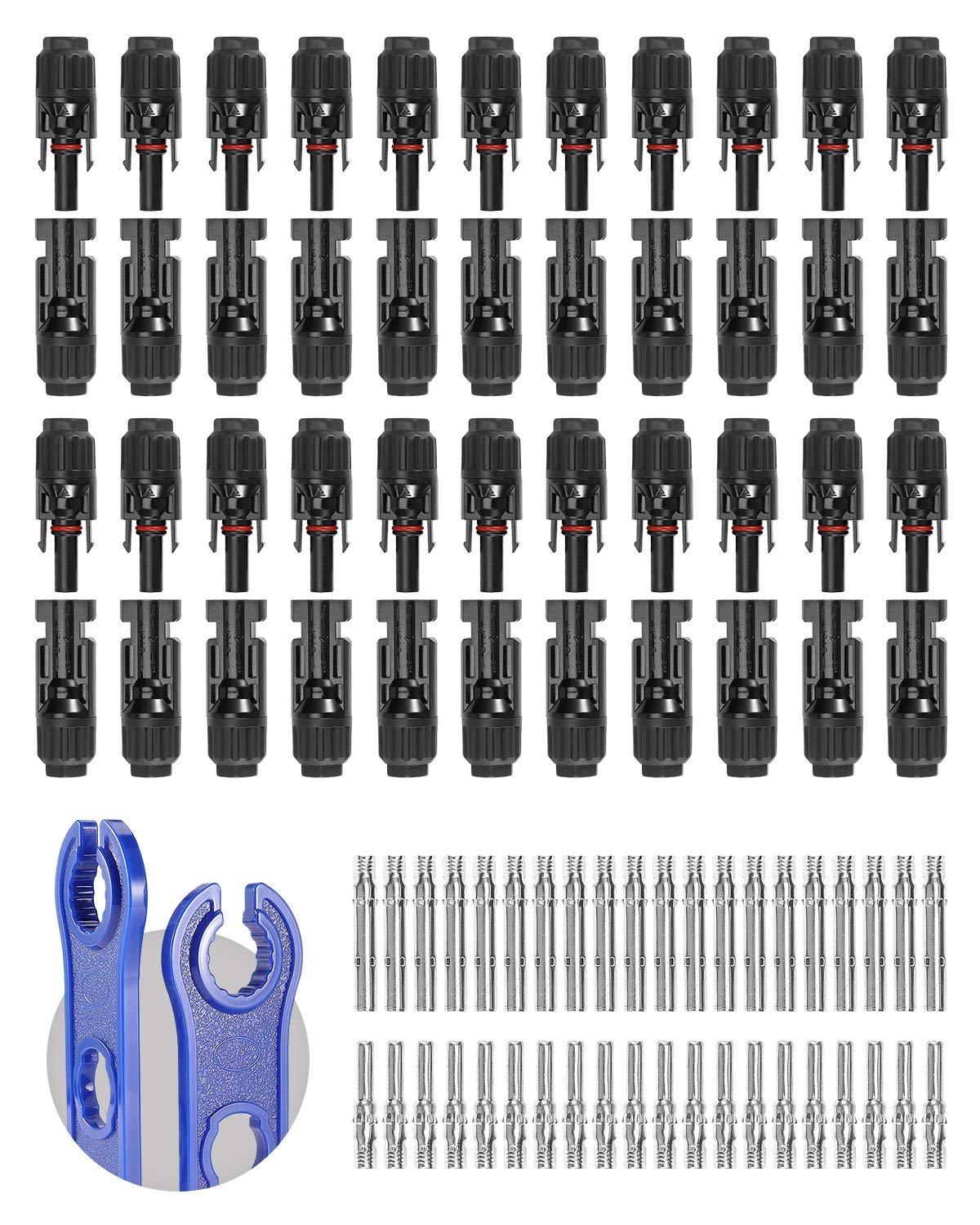 BougeRV front packaging showing 44PCS kit and included spanners for easy setup