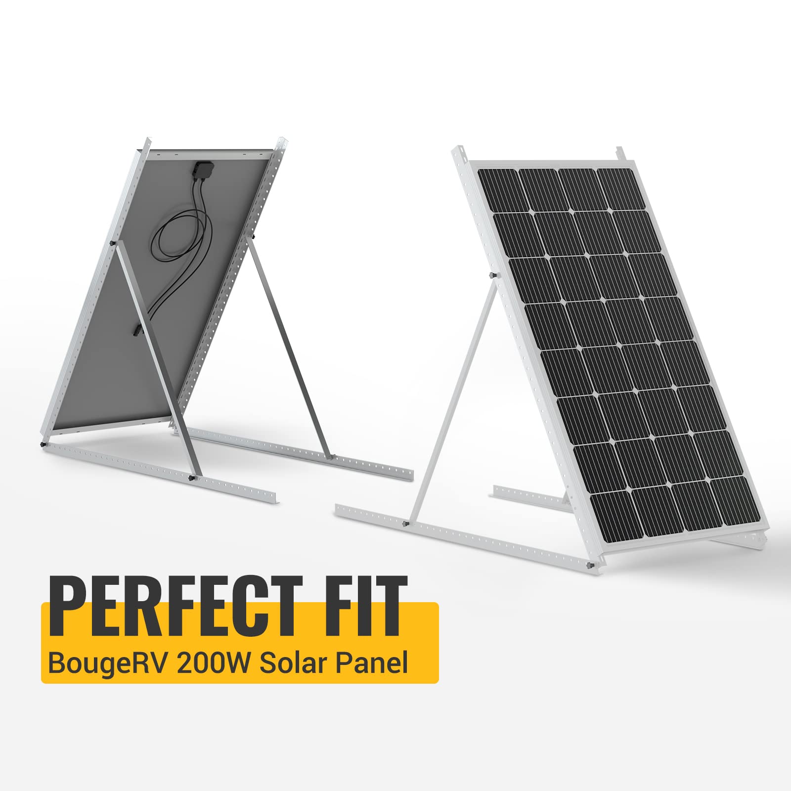 BougeRV scale comparison with 58 inch panel demonstrating fit