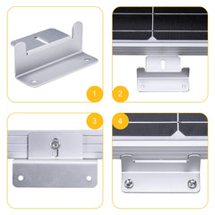 BougeRV Z bracket mounted on RV roof illustrating secure attachment benefit