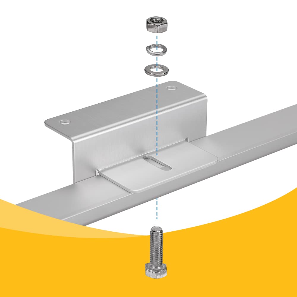 BougeRV bracket beside a hand to show scale and light-weight installation benefit
