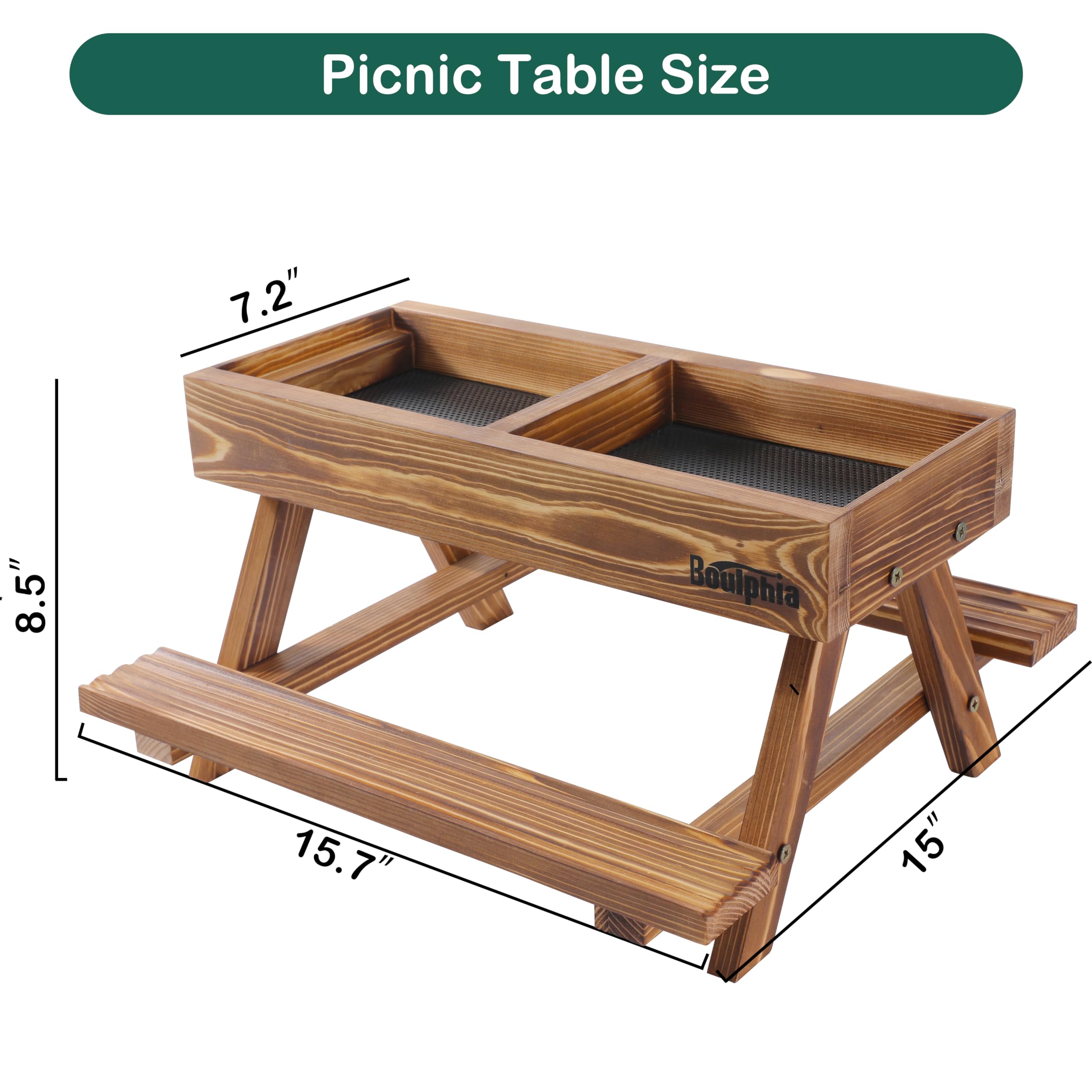 Boulphia handmade wood grain and joints show durable build and rustic appeal