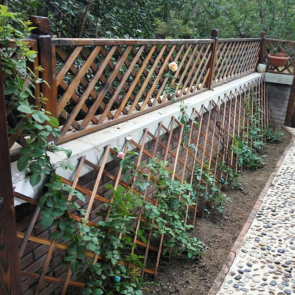 Bounmer trellis painted and styled indoors as decorative accent benefit
