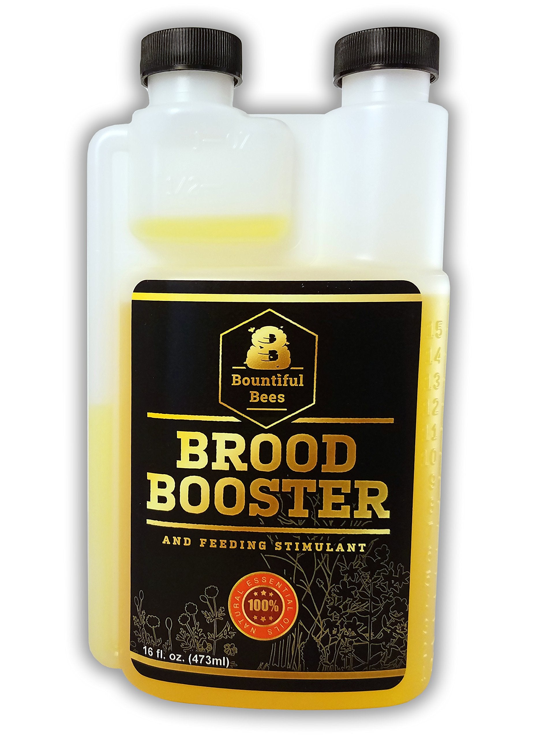 Bountiful Bees front label showing product name and 16 oz size benefit clarity