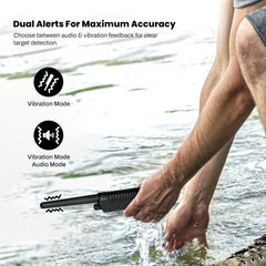 bounty hunter pinpointer tip closeup highlighting precise detection accuracy benefit