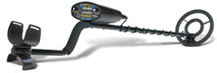 Bounty Hunter QD2 in field use with user sweeping beach highlighting portability and control