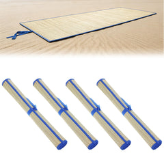 BOUTICOL front view of 4-pack mats showing compact pack and handle for easy transport