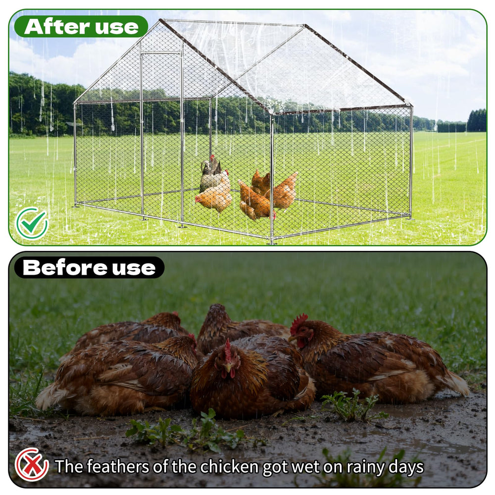 BOUTICOL transparent cover letting sunlight warm the coop interior