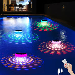 BOXPSII front view of two floating lights showing glossy finish and colors