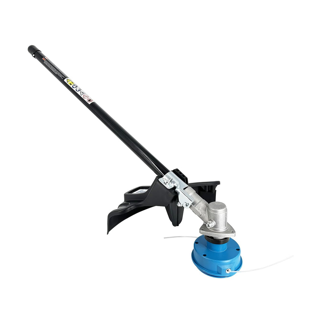 Boxurn front view of trimmer attachment showing mounting point and head for easy compatibility