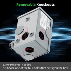 BOYISEN weatherproof cover open, protects connections from rain and corrosion