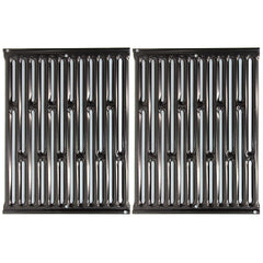 BoyoTec 7523 front view showing two porcelain-enameled grates and fit