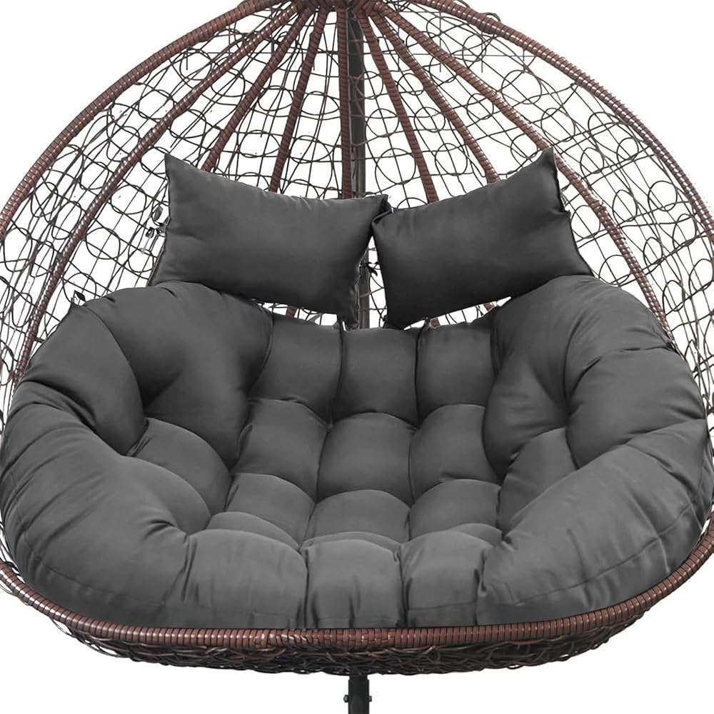 boyspringg front view of double cushion showing full coverage and comfy look