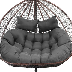 boyspringg front view of double cushion showing full coverage and comfy look