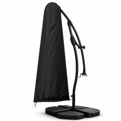boyspringg front view of full umbrella cover protecting canopy