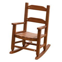 BplusZ front view of toddler rocking chair showing sturdy frame and classic look