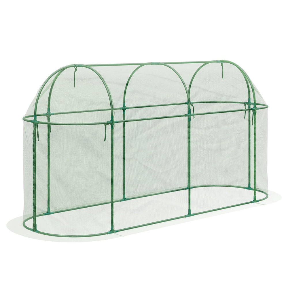 BPS front view of crop cage showing full protective coverage and easy access