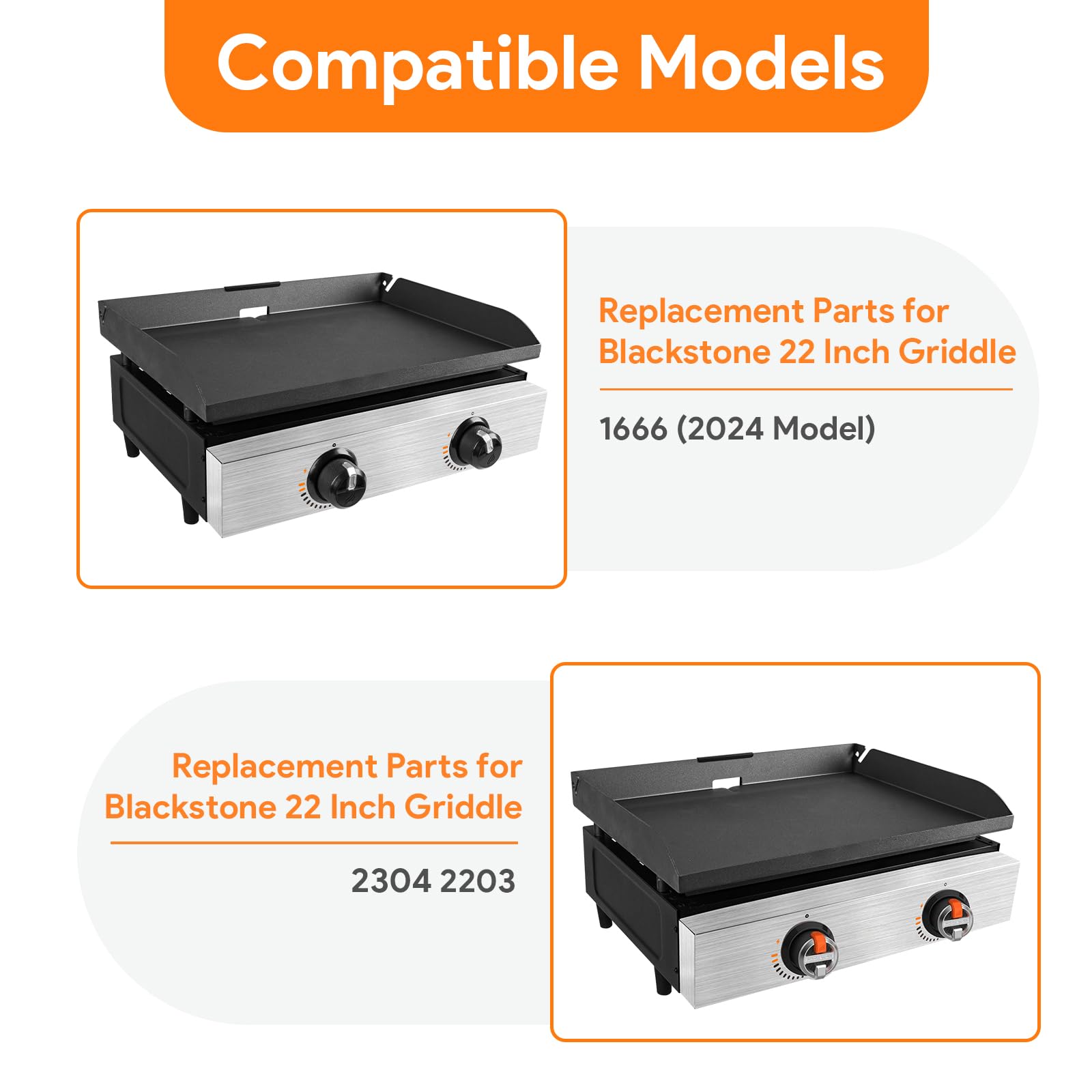 BQMAX 600D polyester cover fully fitted over Blackstone 22" griddle providing weather protection