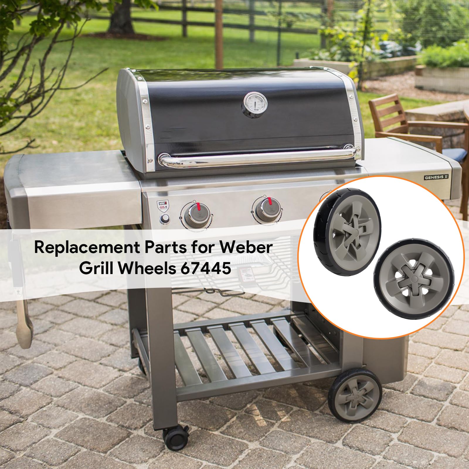 BQMAX retail packaging with two wheels included for quick replacement and spare