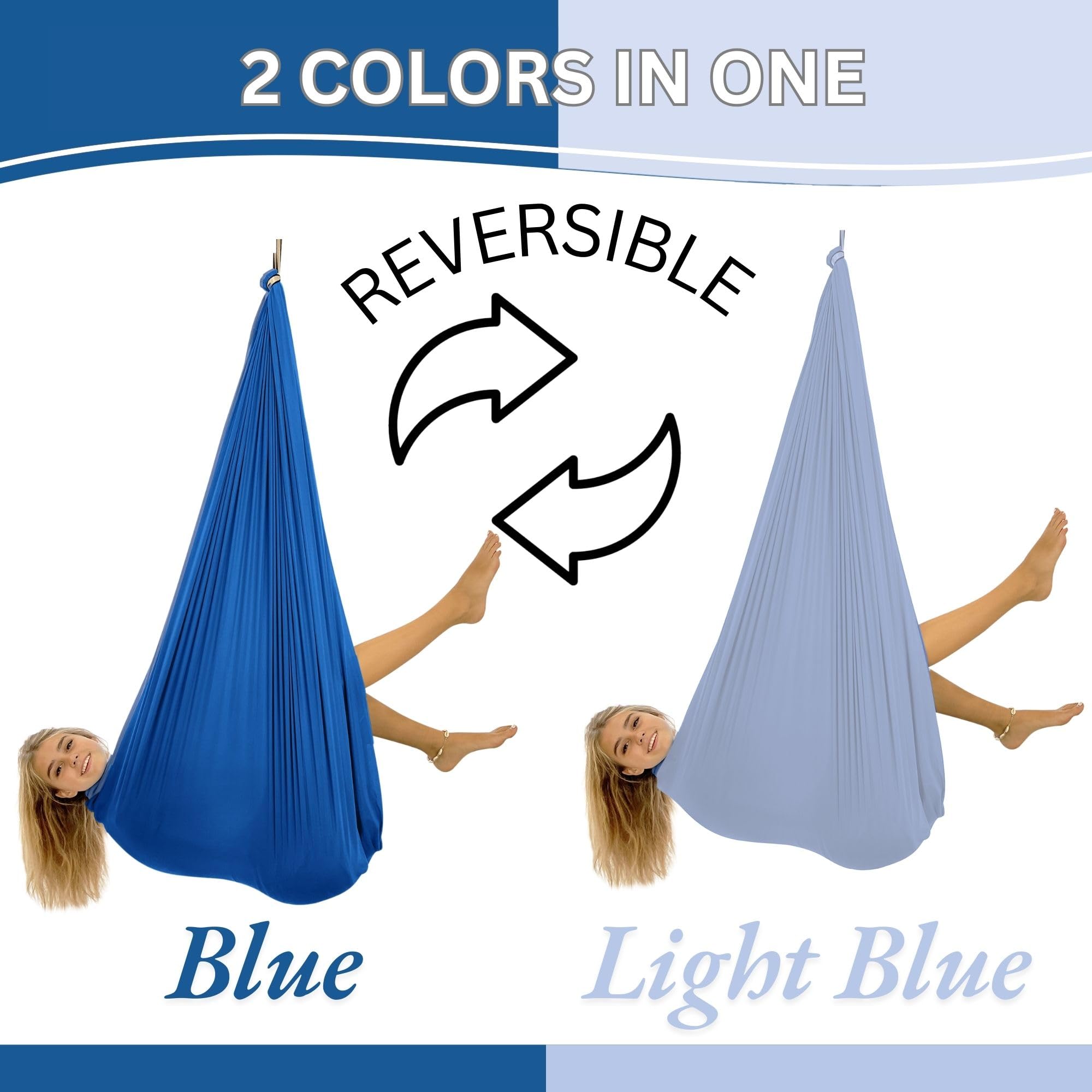 Bradoro reversible side showing two color options for versatile styling