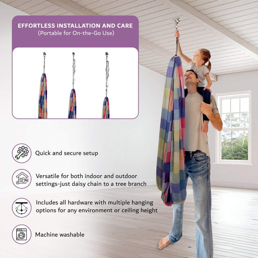 Bradoro reversible fabric showing pattern options and easy style change