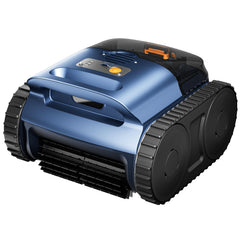 brand front view robotic pool vacuum showing compact shape and easy lift