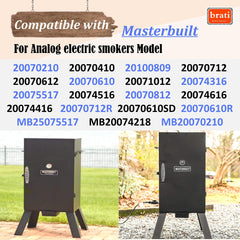 brati heating element installed inside Masterbuilt smoker, demonstrates proper fit and function