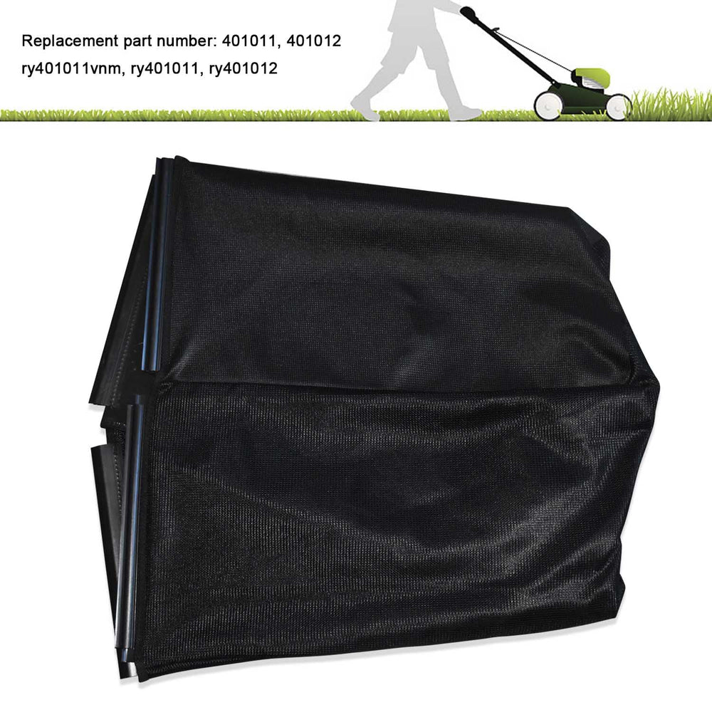 Braveboy bag mounted on Ryobi mower demonstrating proper compatibility