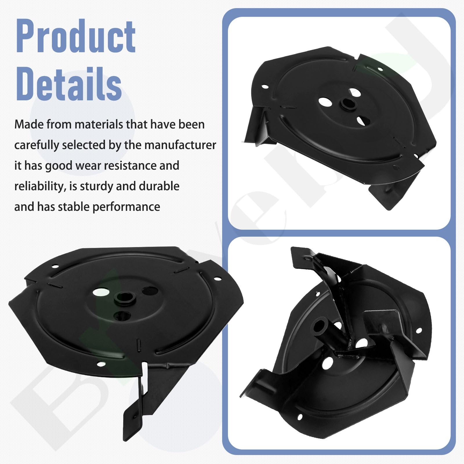Braveboy impeller material finish and texture highlighting steel quality benefit corrosion resistance