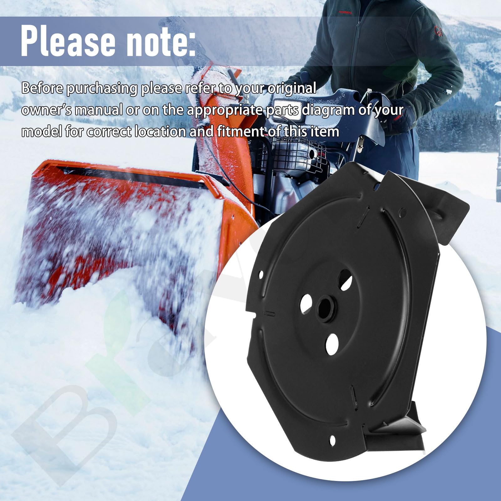 Braveboy impeller packaging and parts label showing compatibility benefit easy identification