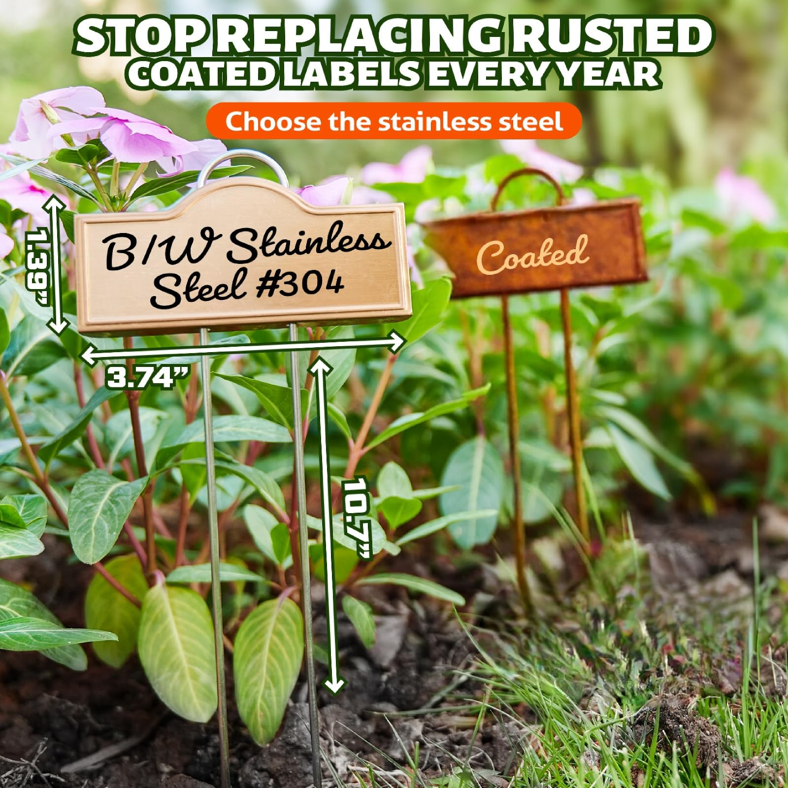 bravex close-up of titanium rose gold finish highlights rustproof protection benefit