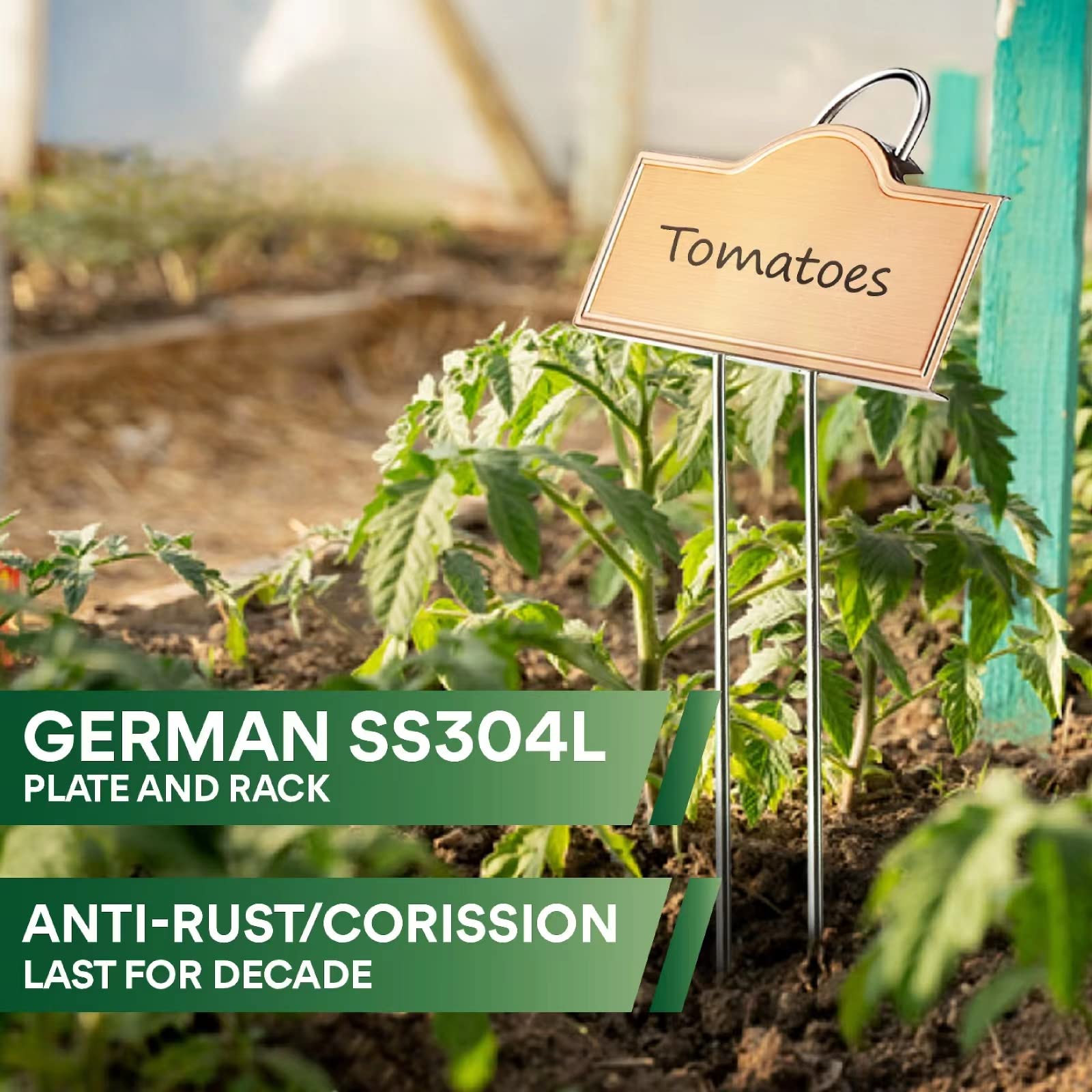 bravex angled label area showing writing surface for clear, long-lasting plant names