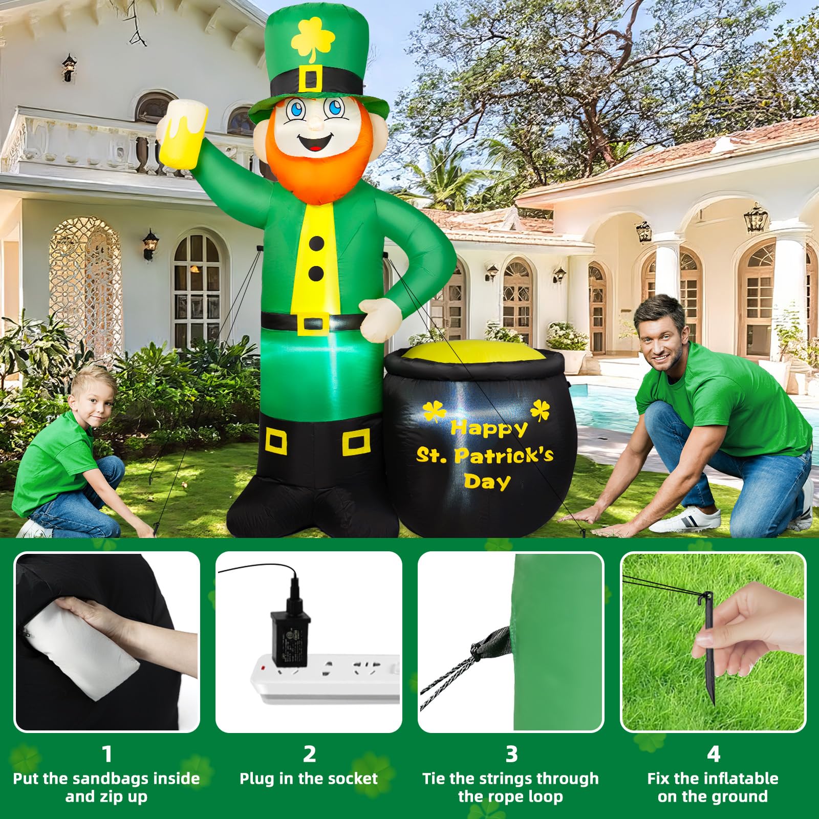 BRDJade pot of gold and beer cup detail adding playful themed accents